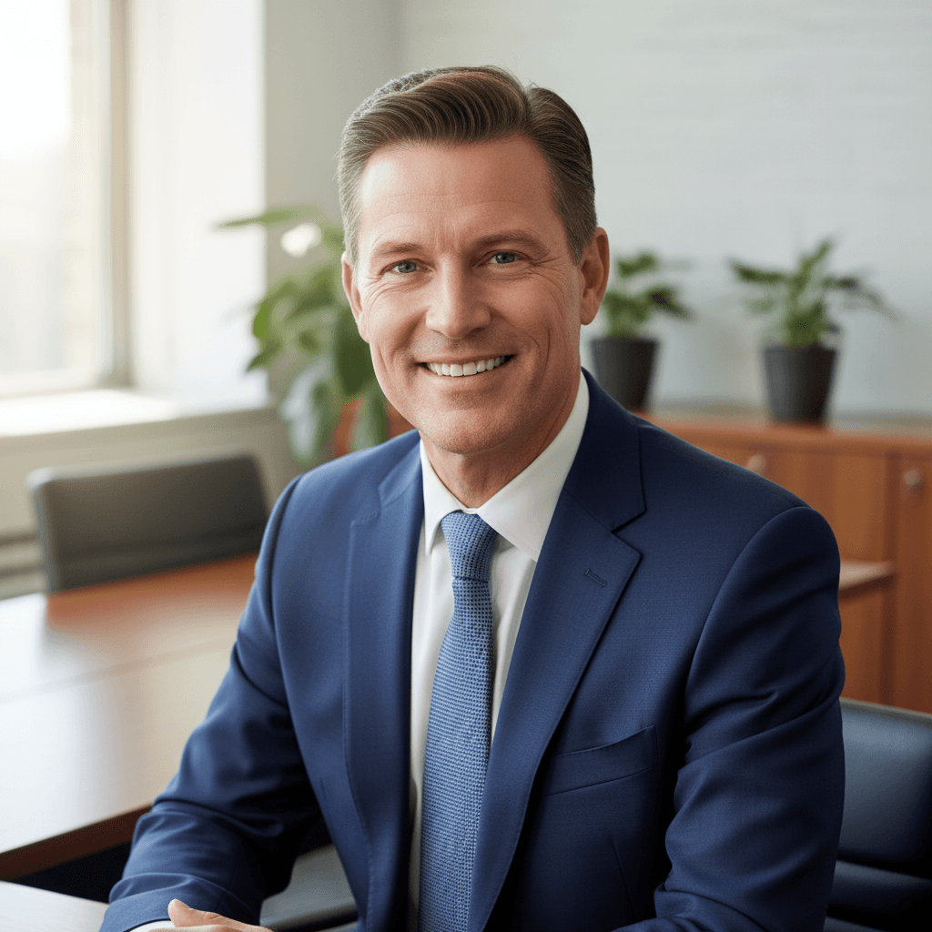 Michel OSSODU, Directeur des Opérations de GTS SARL, souriant en environnement professionnel